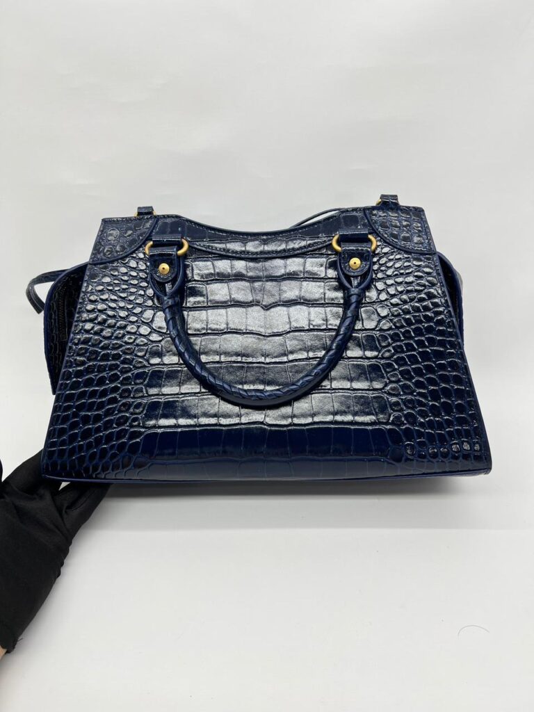 Neo Classic Small Croco Blue GHW