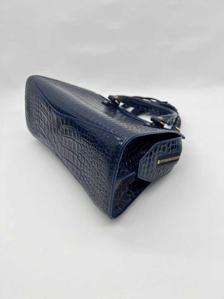 Neo Classic Small Croco Blue GHW