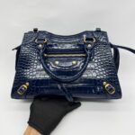 Neo Classic Small Croco Blue GHW