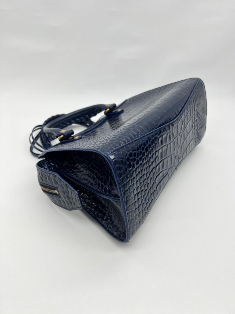 Neo Classic Small Croco Blue GHW