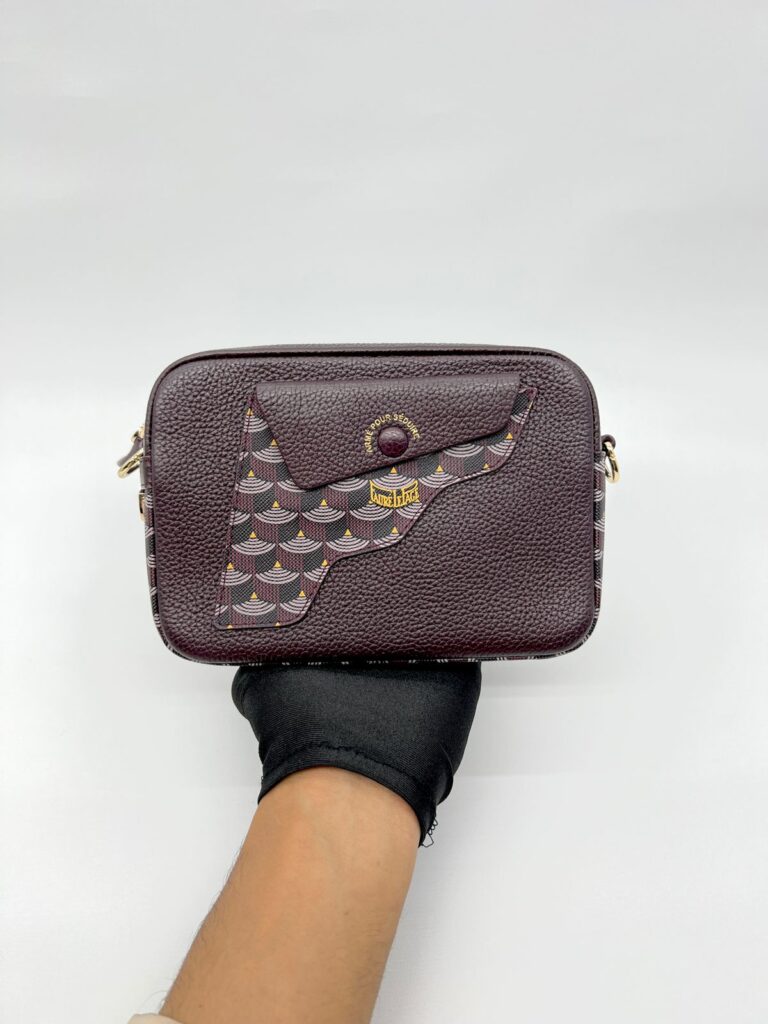 Calibre Soft 17 Crossbody Scale Canvas/Calfskin Ivress Red LGHW