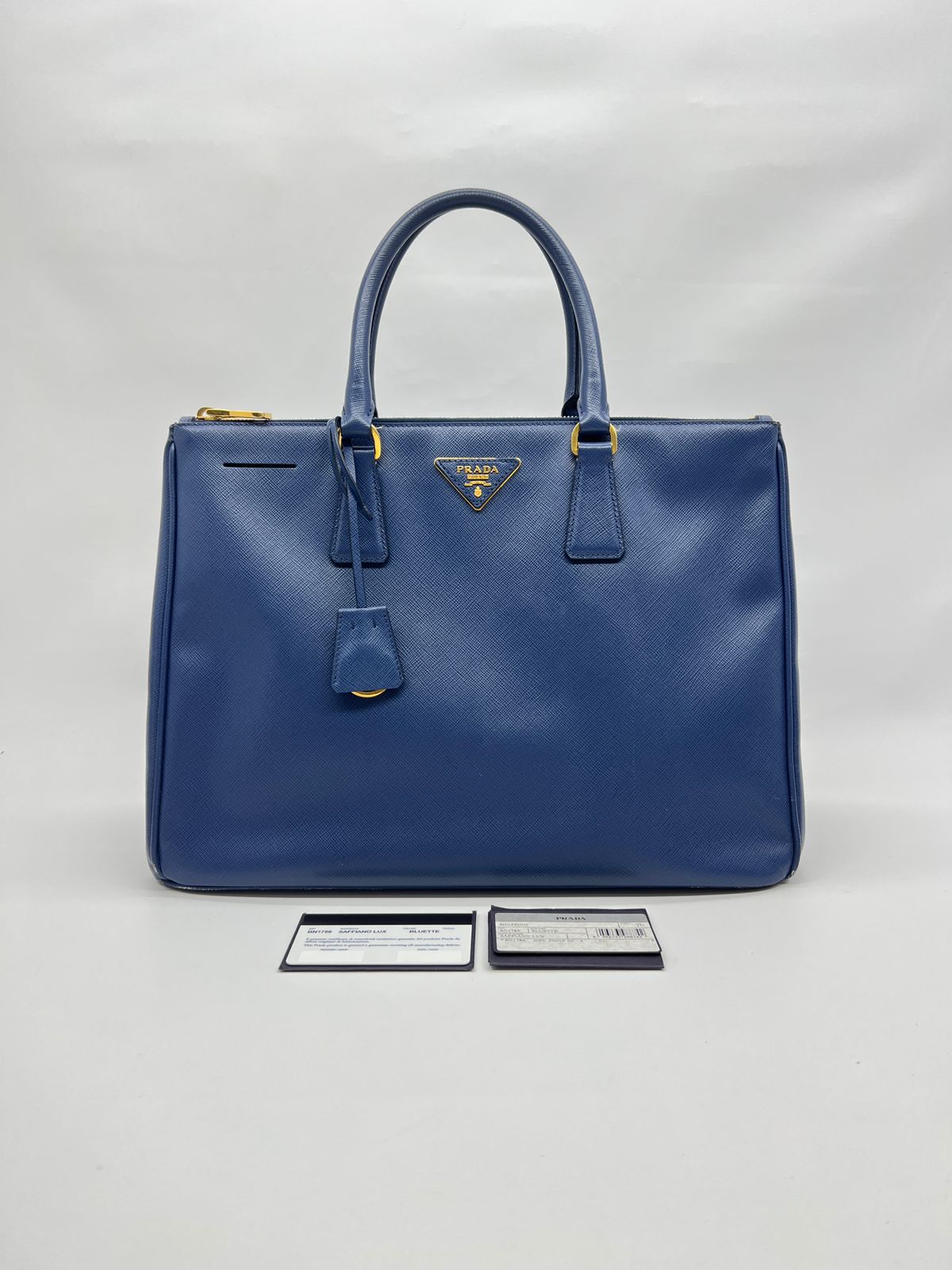 Galleria Saffiano Bluette GHW