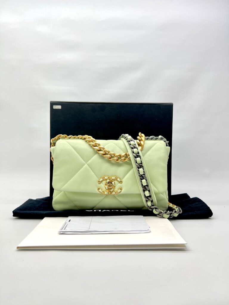 C19 Small Lambskin Mint Green