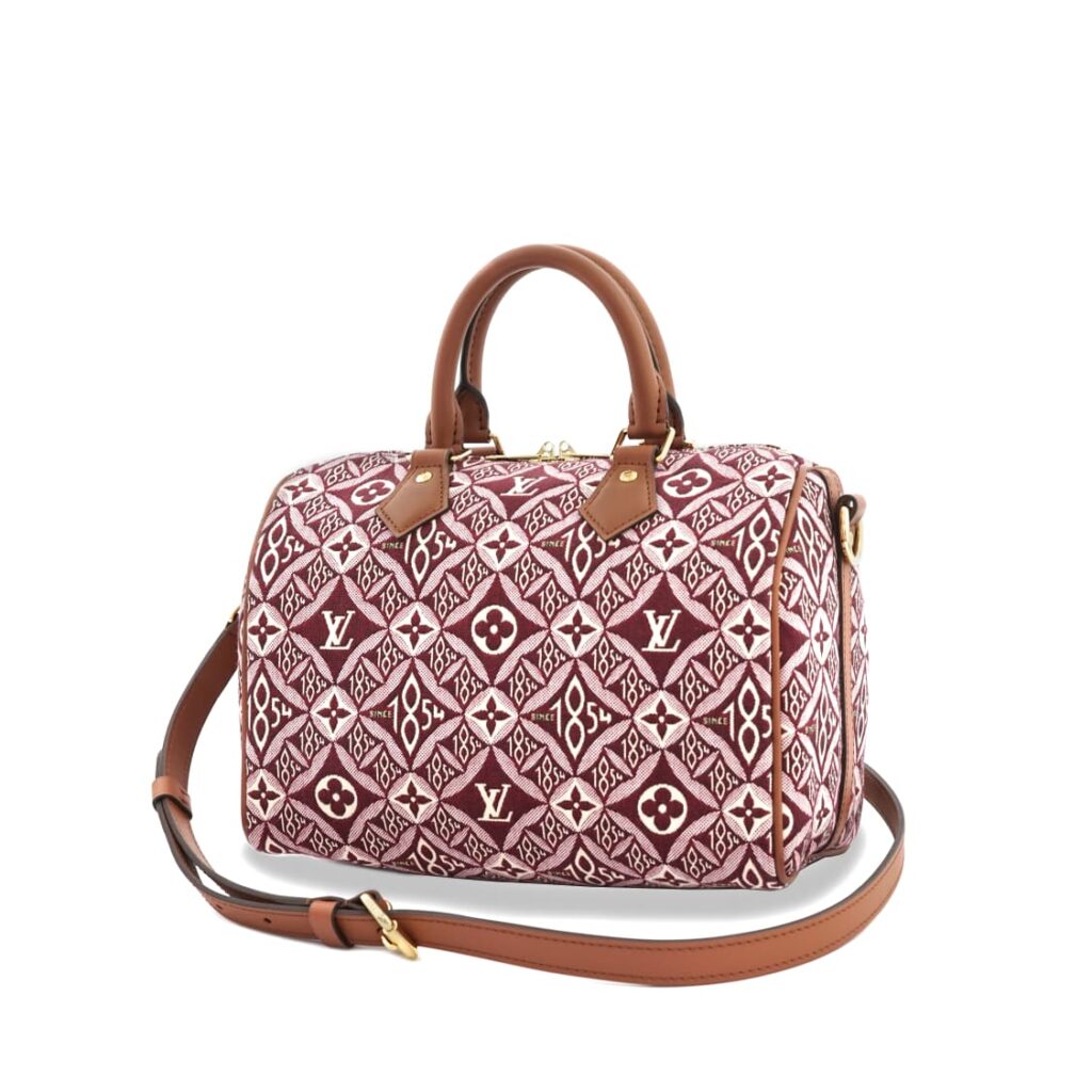 Speedy Bandou 25 Monogram Jacquard Since 1854 Bordeaux GHW