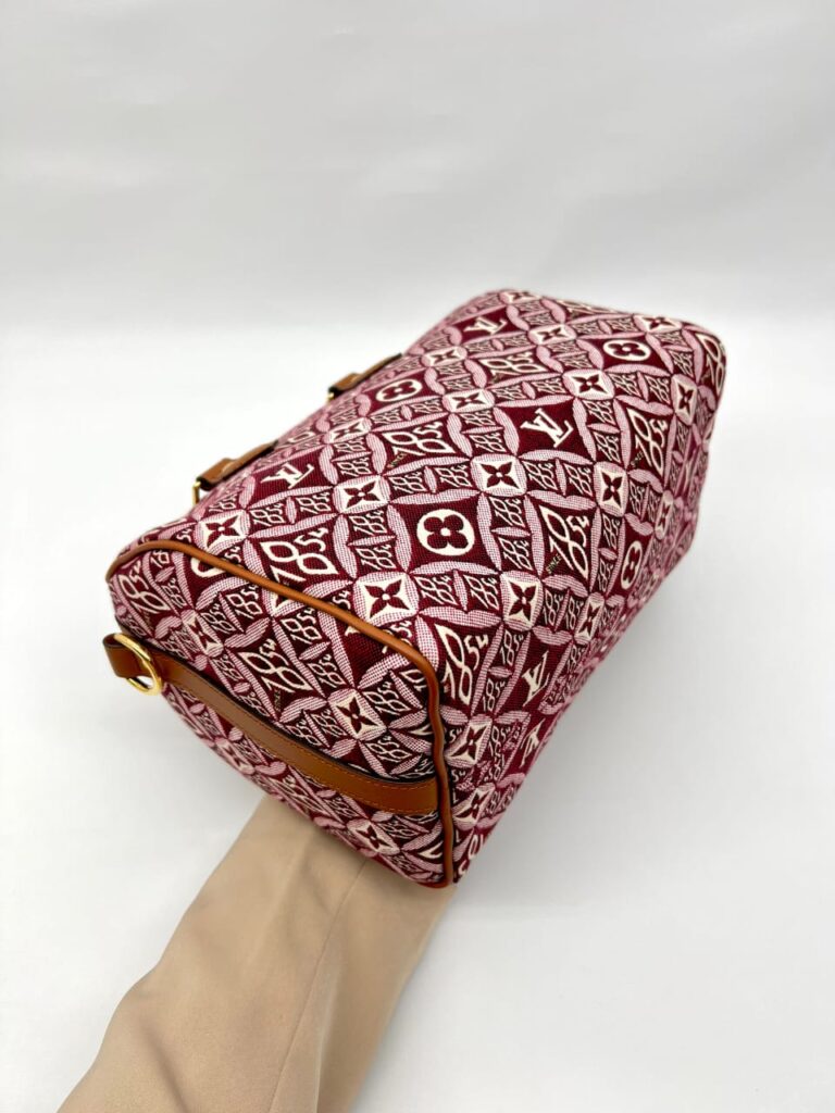 Speedy Bandou 25 Monogram Jacquard Since 1854 Bordeaux GHW