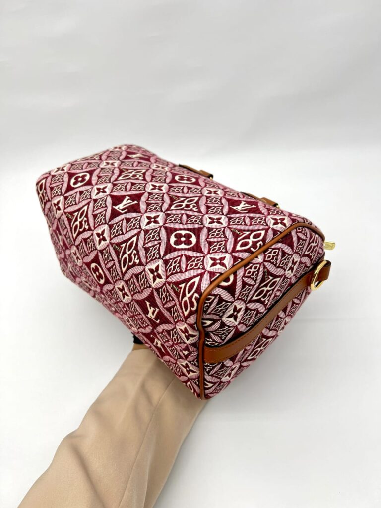 Speedy Bandou 25 Monogram Jacquard Since 1854 Bordeaux GHW