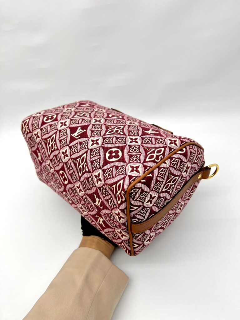 Speedy Bandou 25 Monogram Jacquard Since 1854 Bordeaux GHW