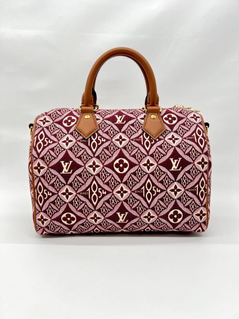 Speedy Bandou 25 Monogram Jacquard Since 1854 Bordeaux GHW