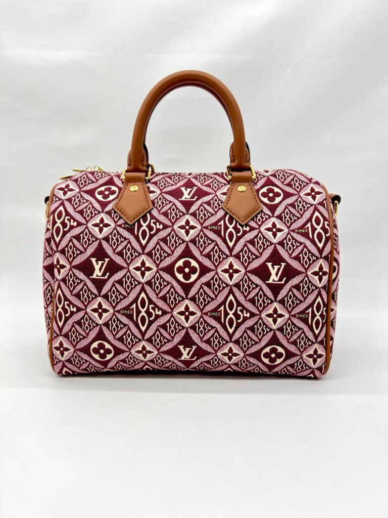 Speedy Bandou 25 Monogram Jacquard Since 1854 Bordeaux GHW