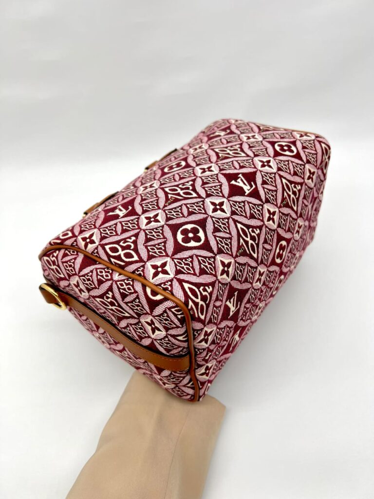 Speedy Bandou 25 Monogram Jacquard Since 1854 Bordeaux GHW
