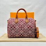 Speedy Bandou 25 Monogram Jacquard Since 1854 Bordeaux GHW