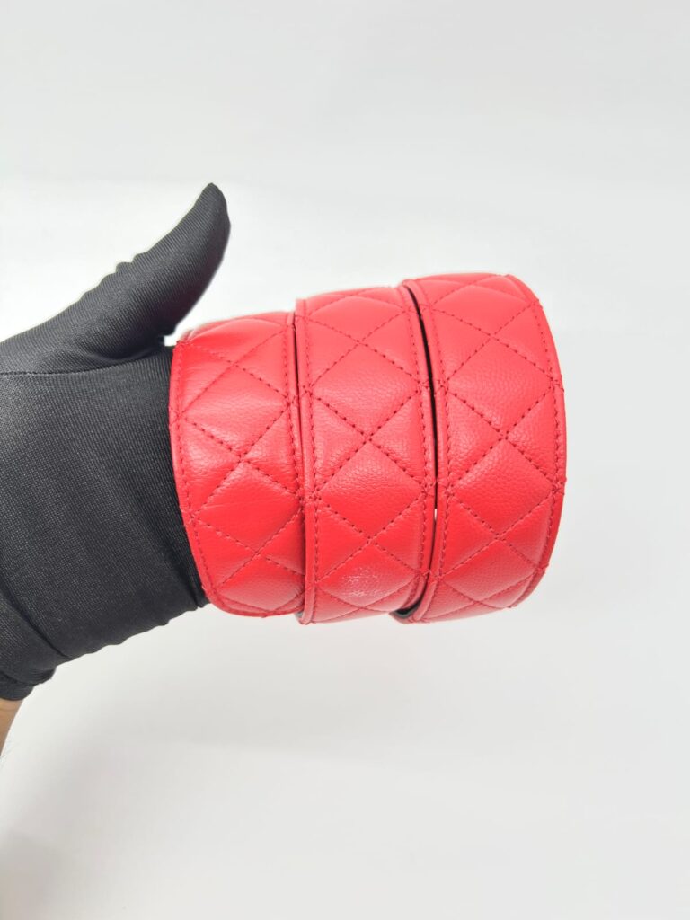 CC Belt Caviar Red GHW