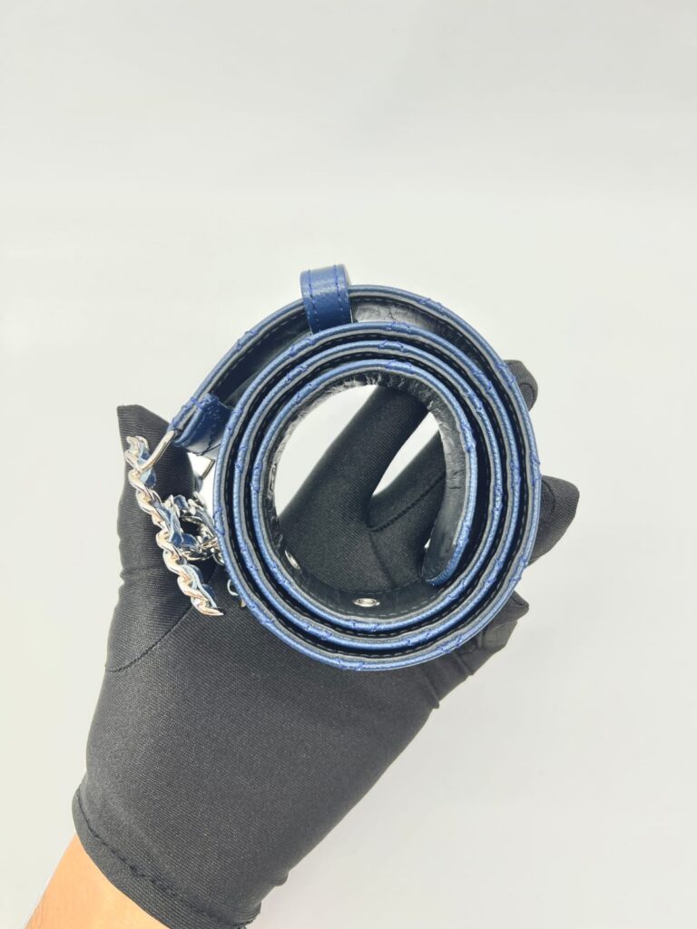 CC Belt Caviar Blue GHW