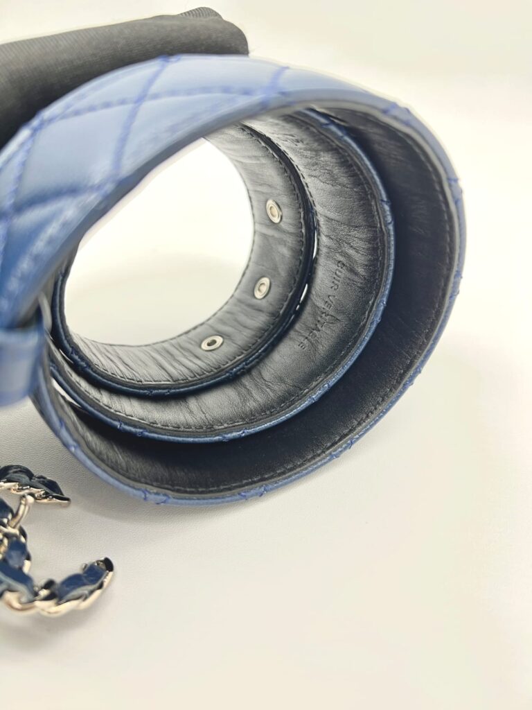 CC Belt Caviar Blue GHW
