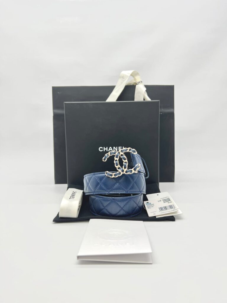 CC Belt Caviar Blue GHW