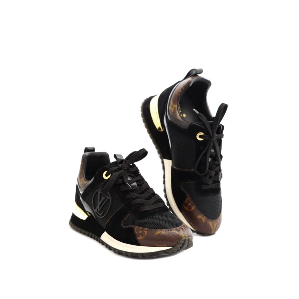 Runaway Sneaker Monogram Suede Mesh Black