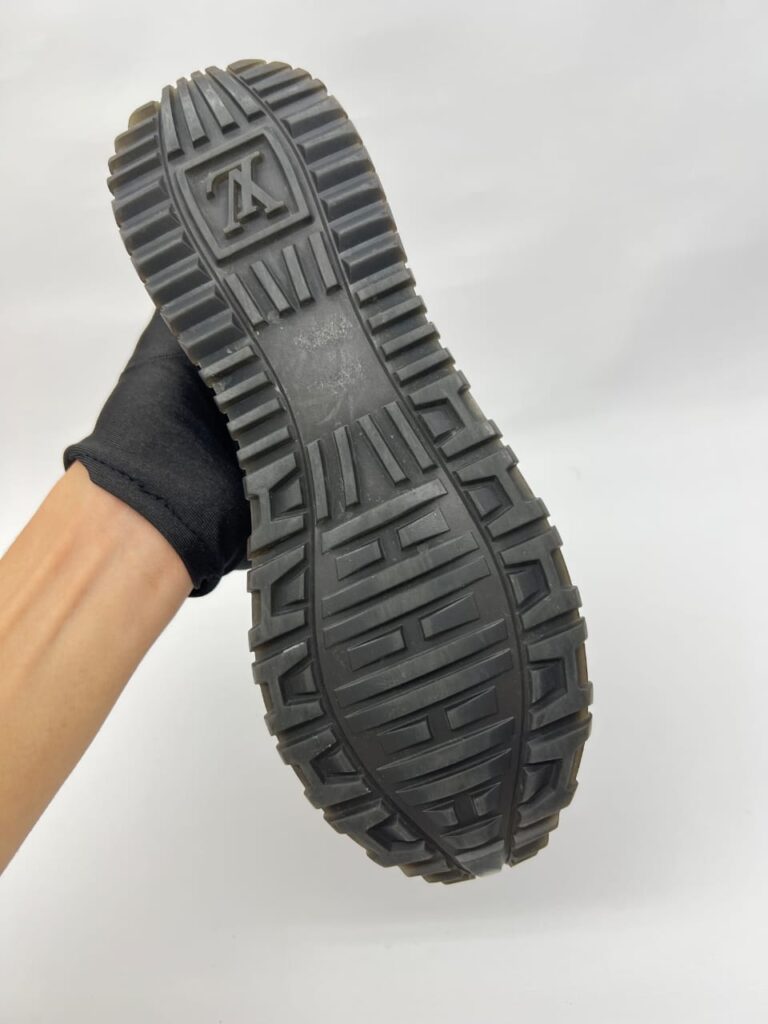 Runaway Sneaker Monogram Suede Mesh Black