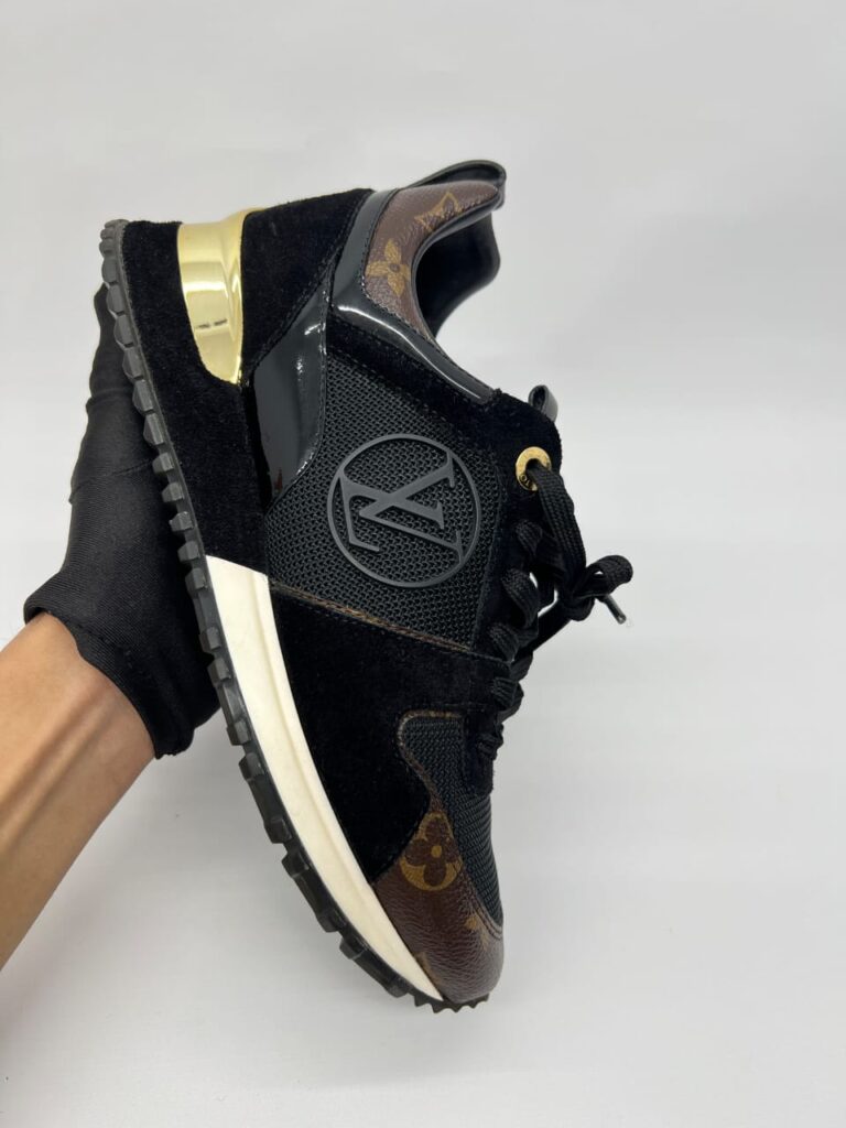 Runaway Sneaker Monogram Suede Mesh Black