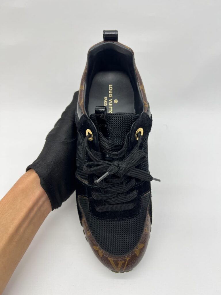 Runaway Sneaker Monogram Suede Mesh Black