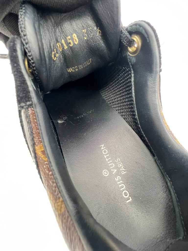 Runaway Sneaker Monogram Suede Mesh Black