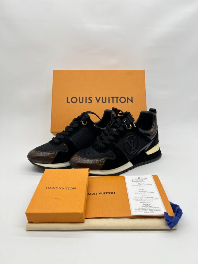 Runaway Sneaker Monogram Suede Mesh Black