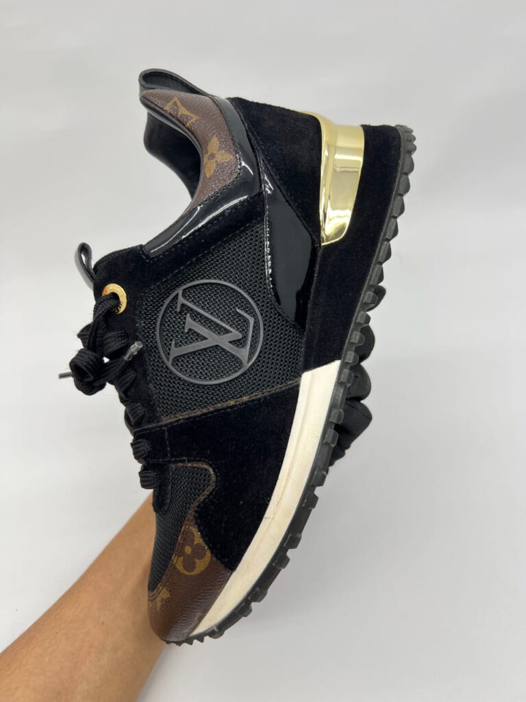 Runaway Sneaker Monogram Suede Mesh Black