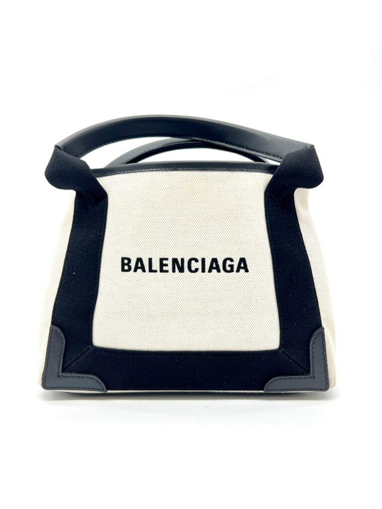 Cabas XS Canvas Ivory Black SHW