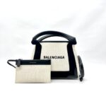 Cabas XS Canvas Ivory Black SHW