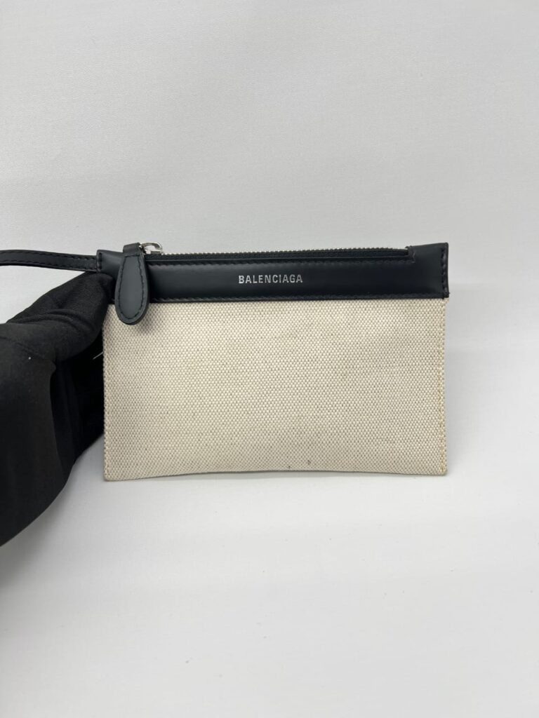 Cabas XS Canvas Ivory Black SHW