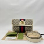 Ophidia Belt Bag GG Supreme Ivory GHW