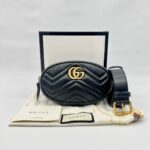 Marmont Belt Bag Black GHW