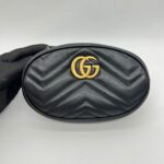 Marmont Belt Bag Black GHW