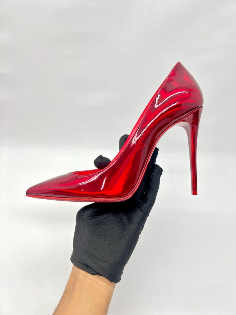 Kate 100 Patent Psychic Red Loubi Lin