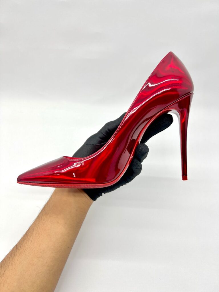 Kate 100 Patent Psychic Red Loubi Lin