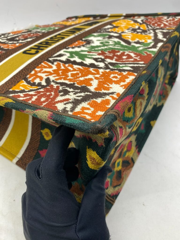 Large Book Tote Endek Bali Multicolore