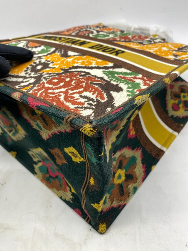 Large Book Tote Endek Bali Multicolore