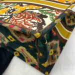 Large Book Tote Endek Bali Multicolore