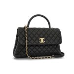 Coco Handle Large Caviar Black GHW