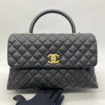 Coco Handle Large Caviar Black GHW