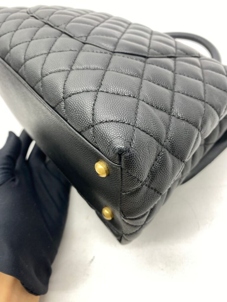 Coco Handle Large Caviar Black GHW