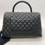 Coco Handle Large Caviar Black GHW