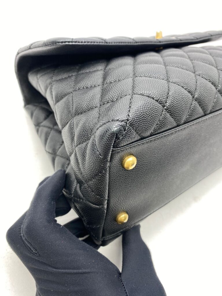 Coco Handle Large Caviar Black GHW