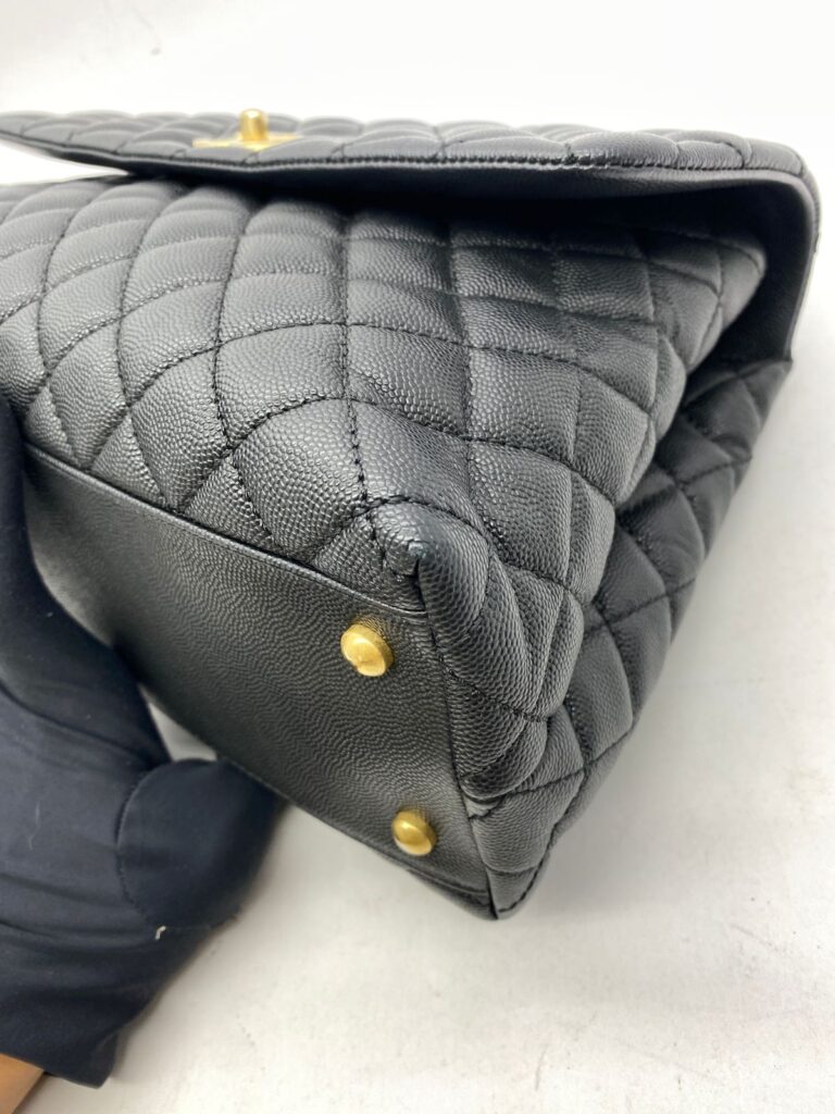 Coco Handle Large Caviar Black GHW