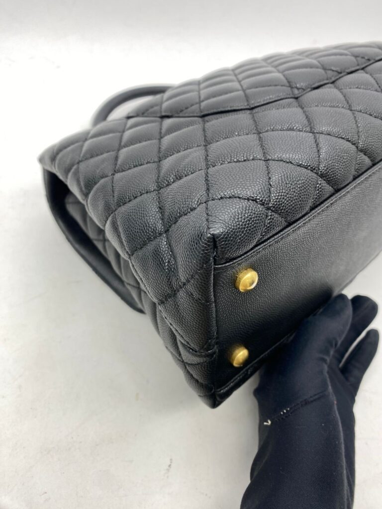 Coco Handle Large Caviar Black GHW