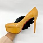 Bianca Pumps Heels Patent Calf Nude