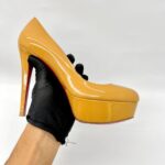 Bianca Pumps Heels Patent Calf Nude