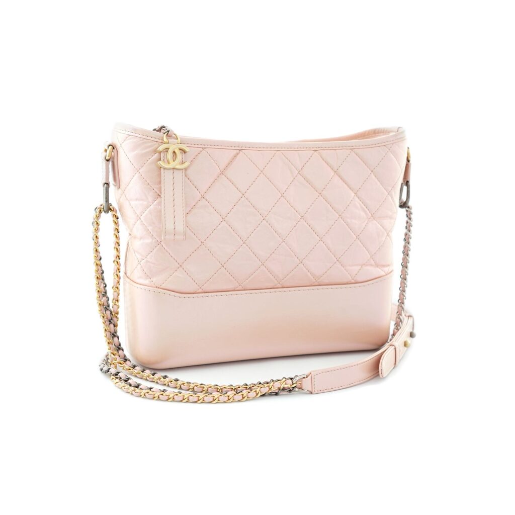 Gabrielle Medium Iridescent Light Pink