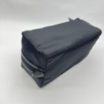 Triangle Logo Travel Re-Nylon Saffiano Nero SHW