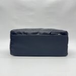 Triangle Logo Travel Re-Nylon Saffiano Nero SHW