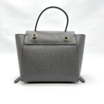 Nano Belt Bag Grained Calfskin Grey GHW